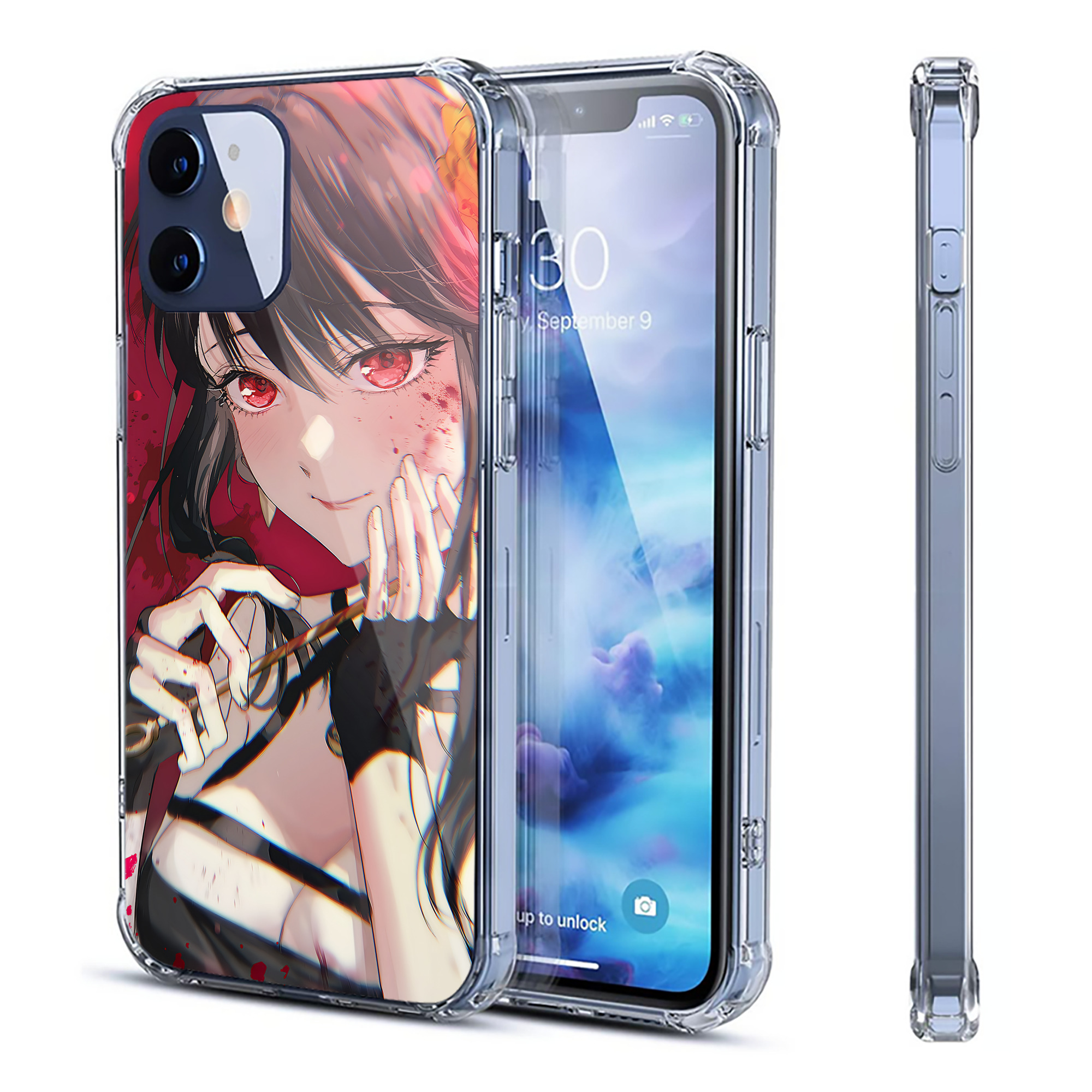 （画像用） SPY×FAMILY间谍家家酒 【iPhone 12シリーズ対応】透明スマホケース（クリアソフトケース）